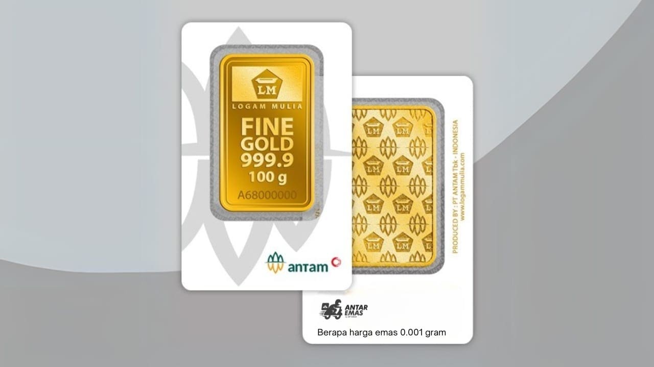 Berapa harga emas 0.001 gram