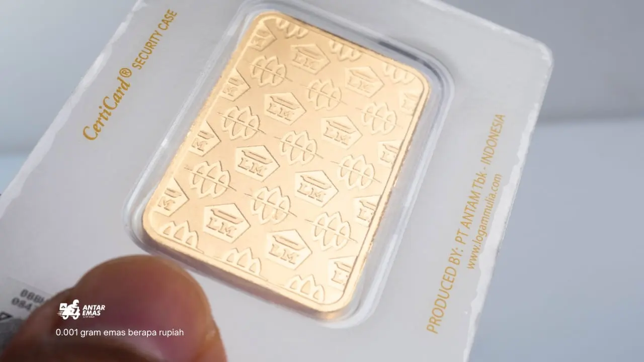 0.001 gram emas berapa rupiah