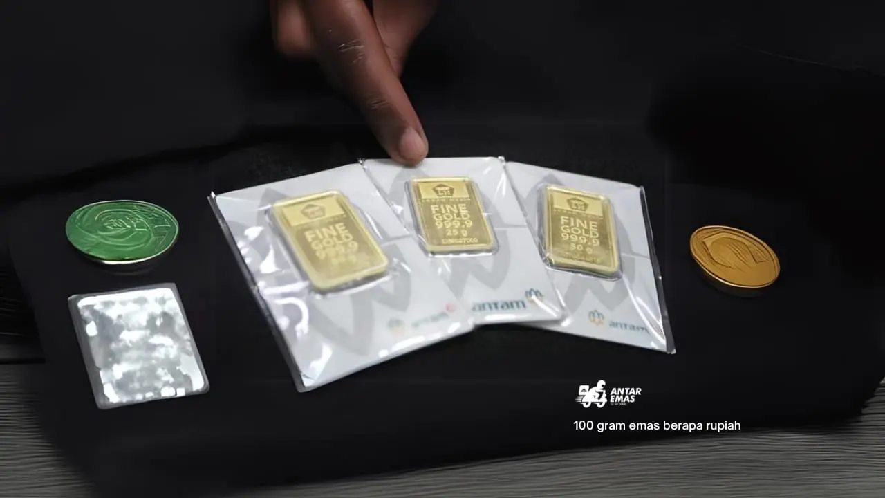100 gram emas berapa rupiah
