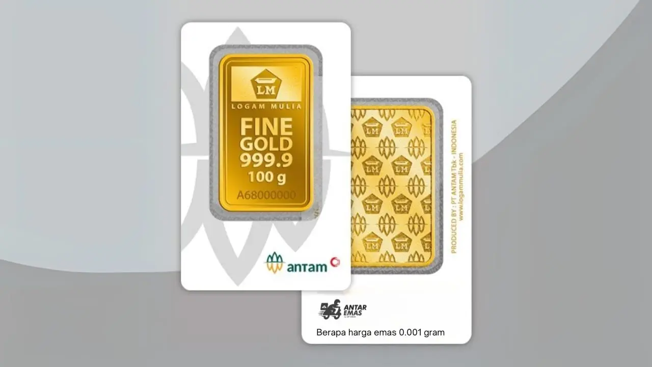 Berapa harga emas 0.001 gram