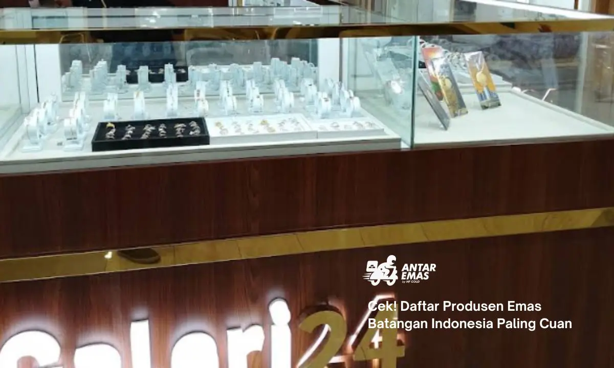 Cek! Daftar Produsen Emas Batangan Indonesia Paling Cuan
