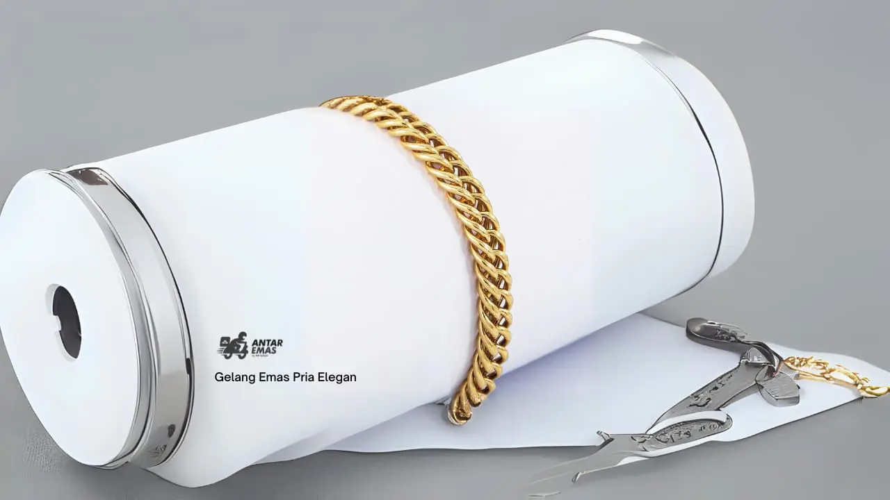 Gelang Emas Pria Elegan