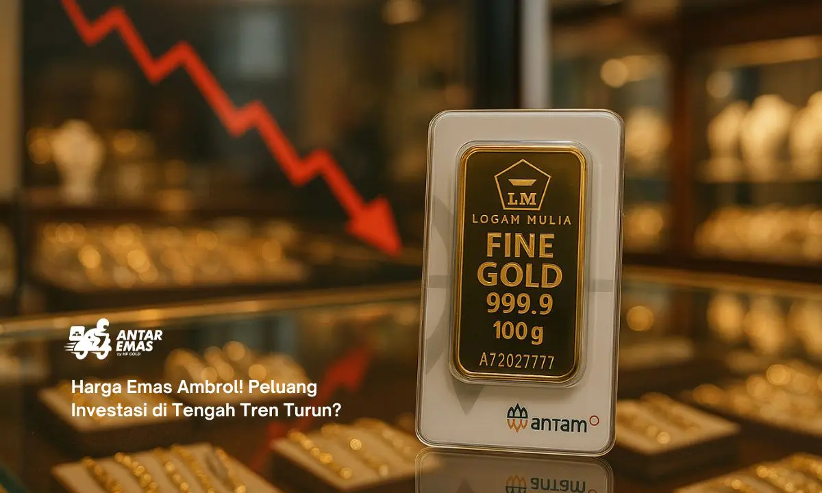 Harga Emas Ambrol! Peluang Investasi di Tengah Tren Turun?