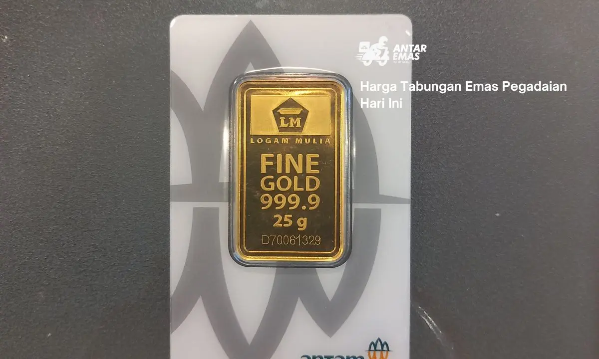 Harga Tabungan Emas Pegadaian Hari Ini