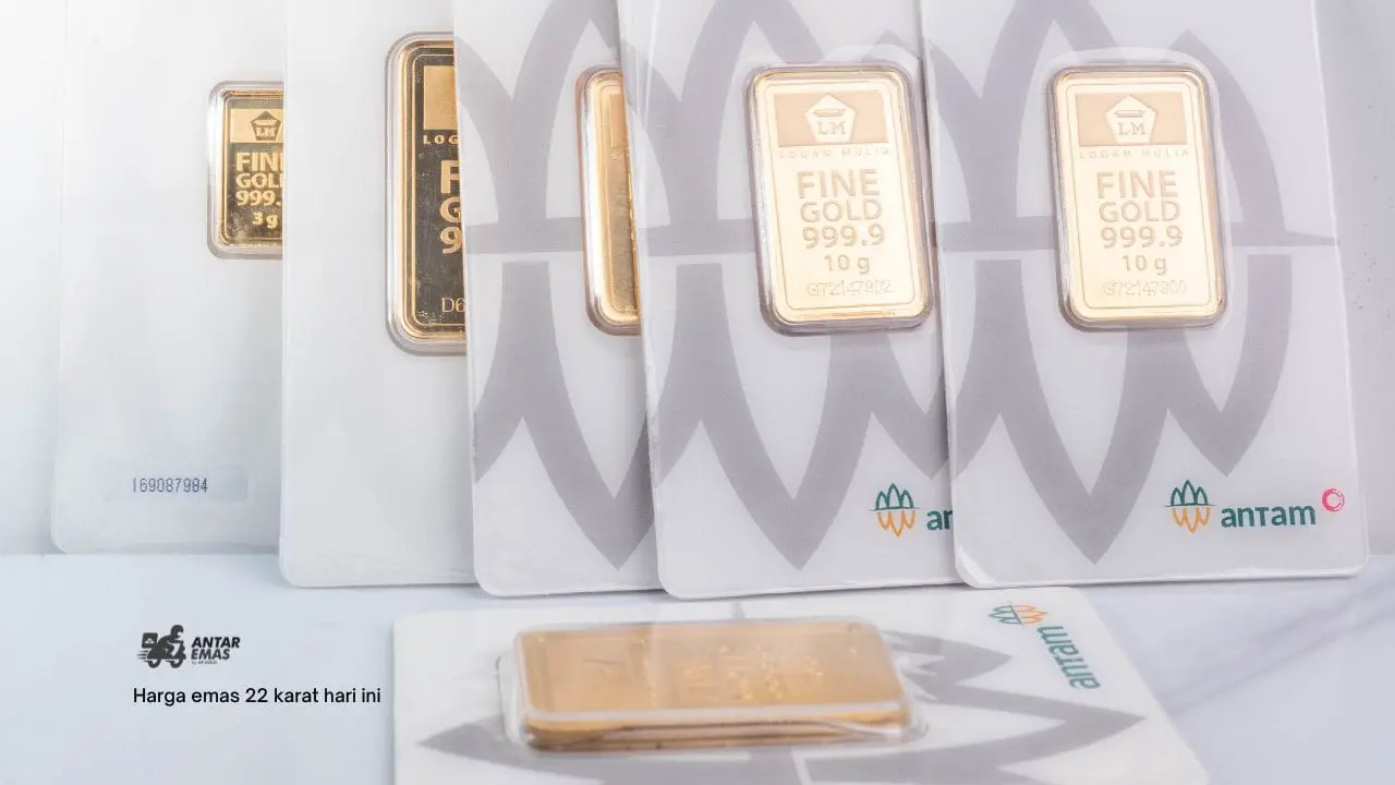 Harga emas 22 karat hari ini