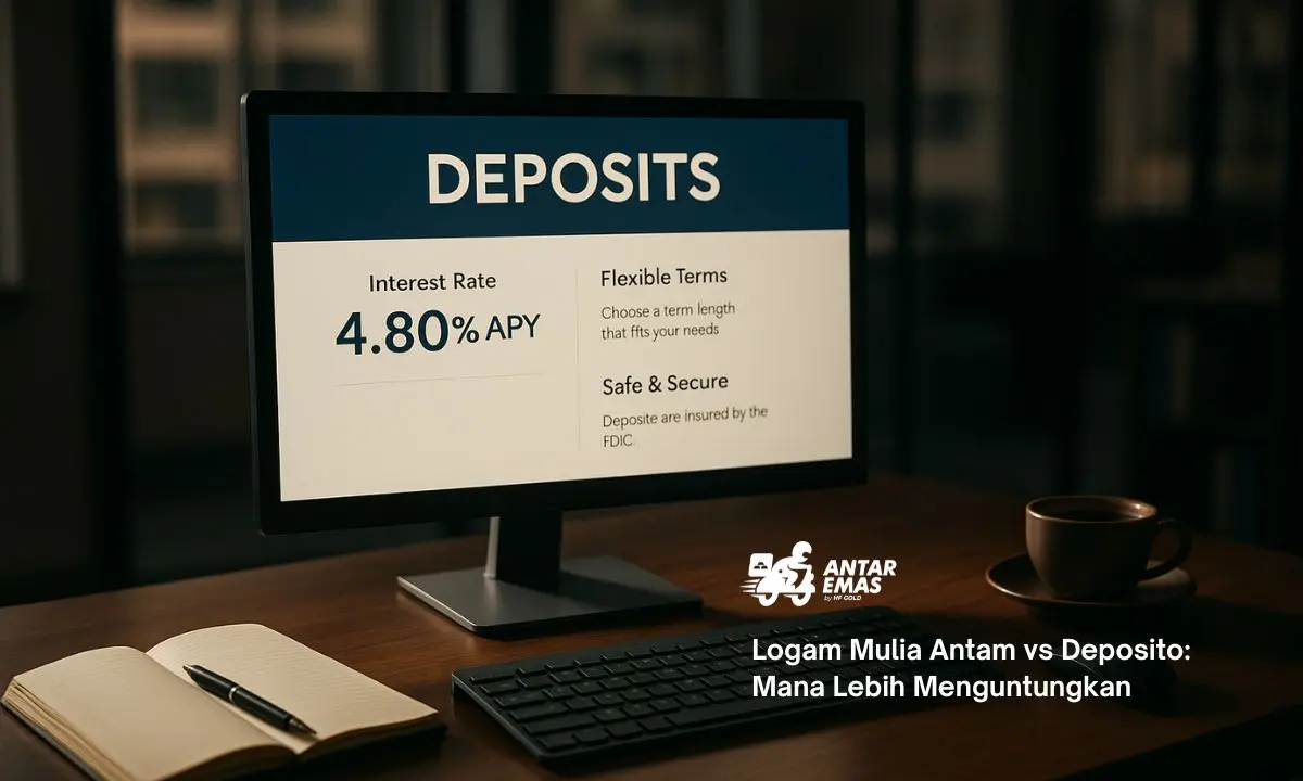 Logam Mulia Antam vs Deposito: Mana Lebih Menguntungkan?