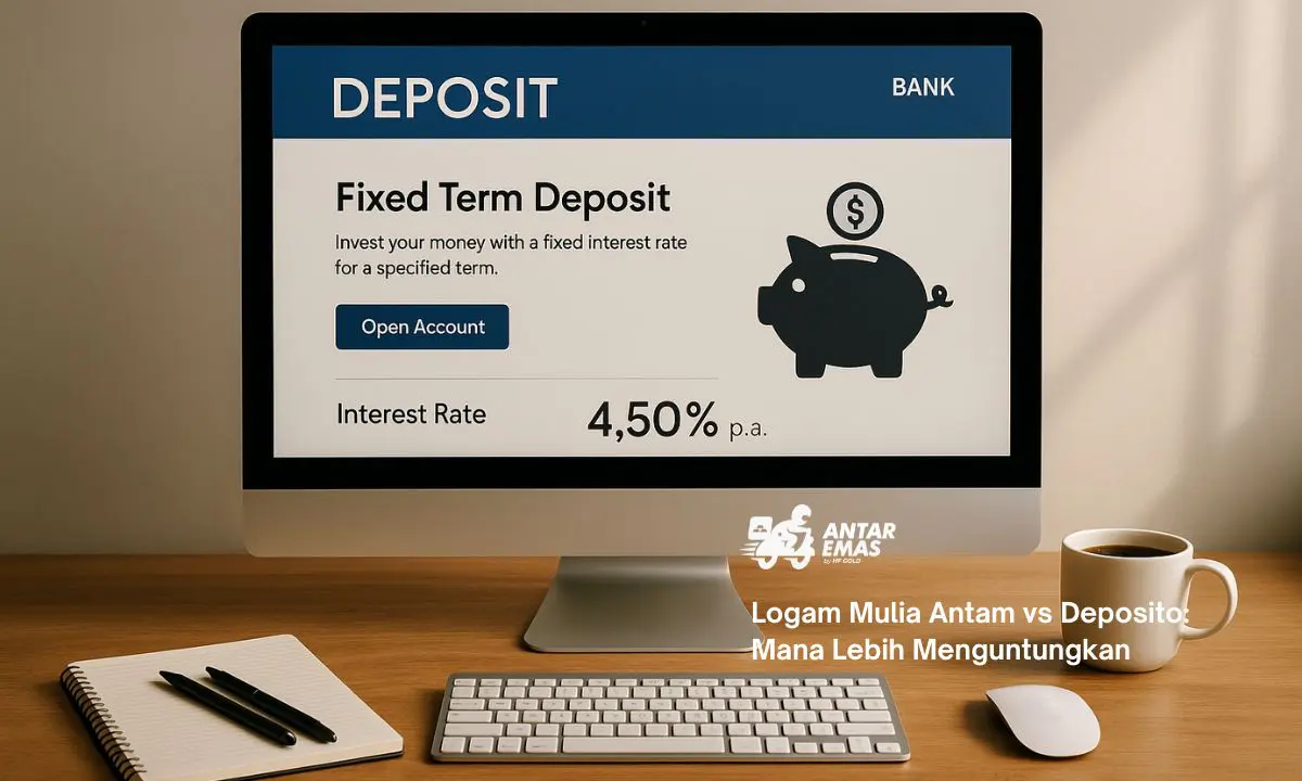 Logam Mulia Antam vs Deposito: Mana Lebih Menguntungkan?