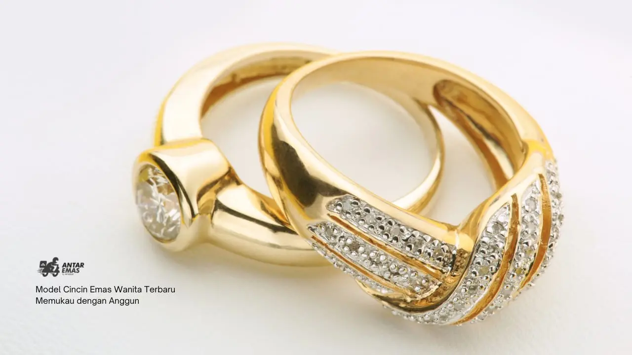 Model Cincin Emas Wanita Terbaru Memukau dengan Anggun