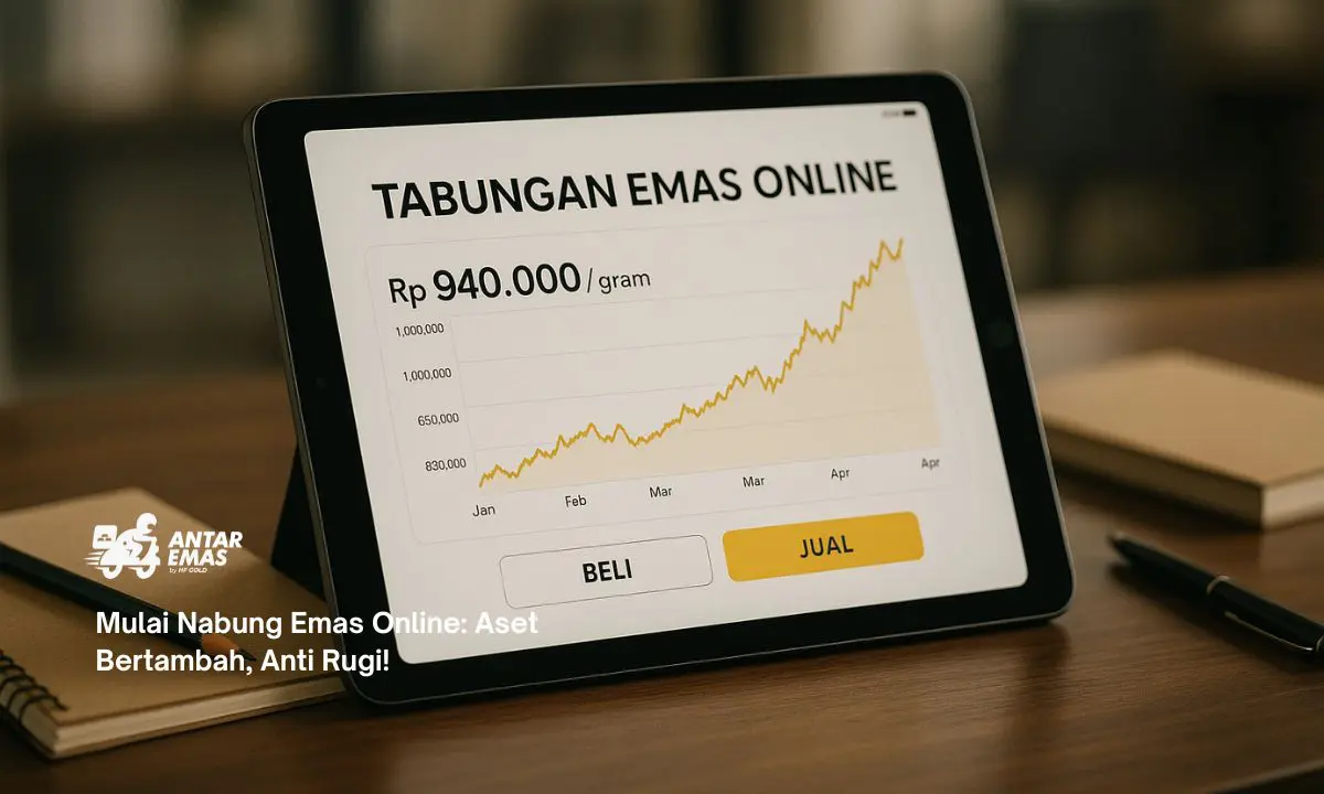 Mulai Nabung Emas Online: Aset Bertambah, Anti Rugi!