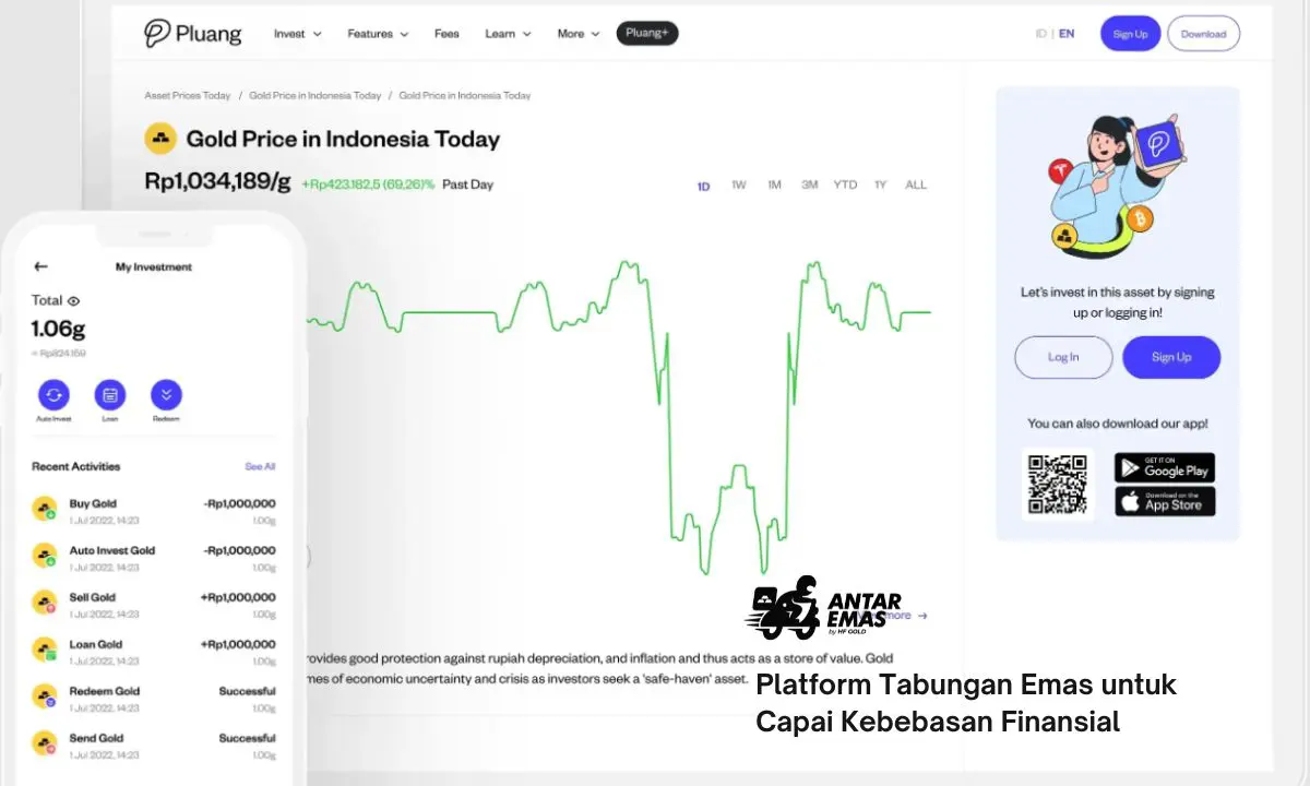 Platform Tabungan Emas untuk Capai Kebebasan Finansial