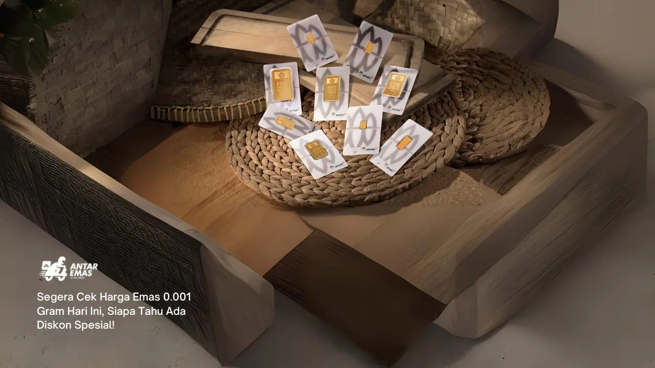 Segera Cek Harga Emas 0.001 Gram Hari Ini, Siapa Tahu Ada Diskon Spesial!
