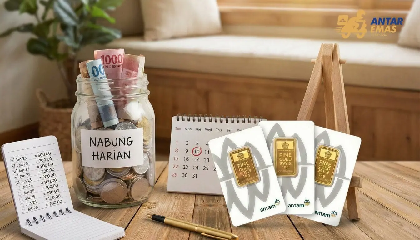 tips menabung uang harian dan emas