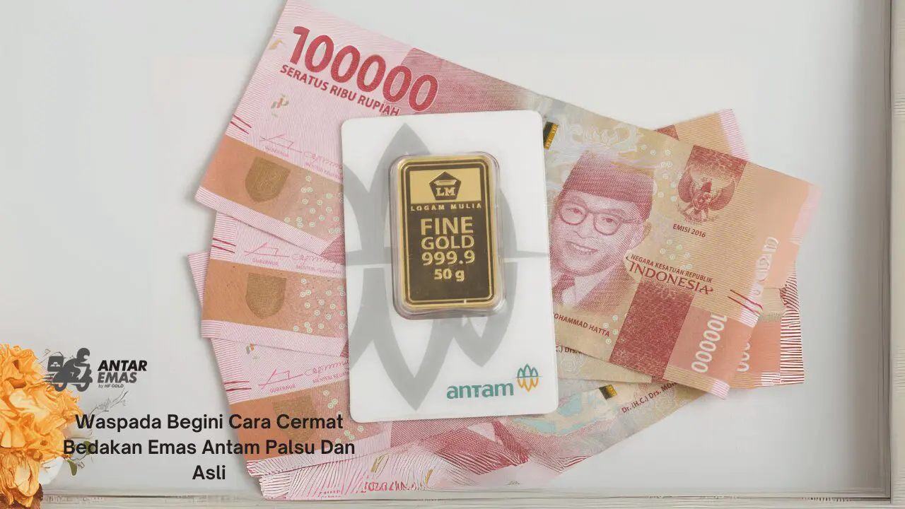 emas Antam palsu dan asli