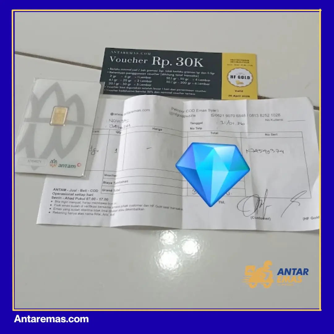 Menitipkan Emas Antam ke Orang Lain