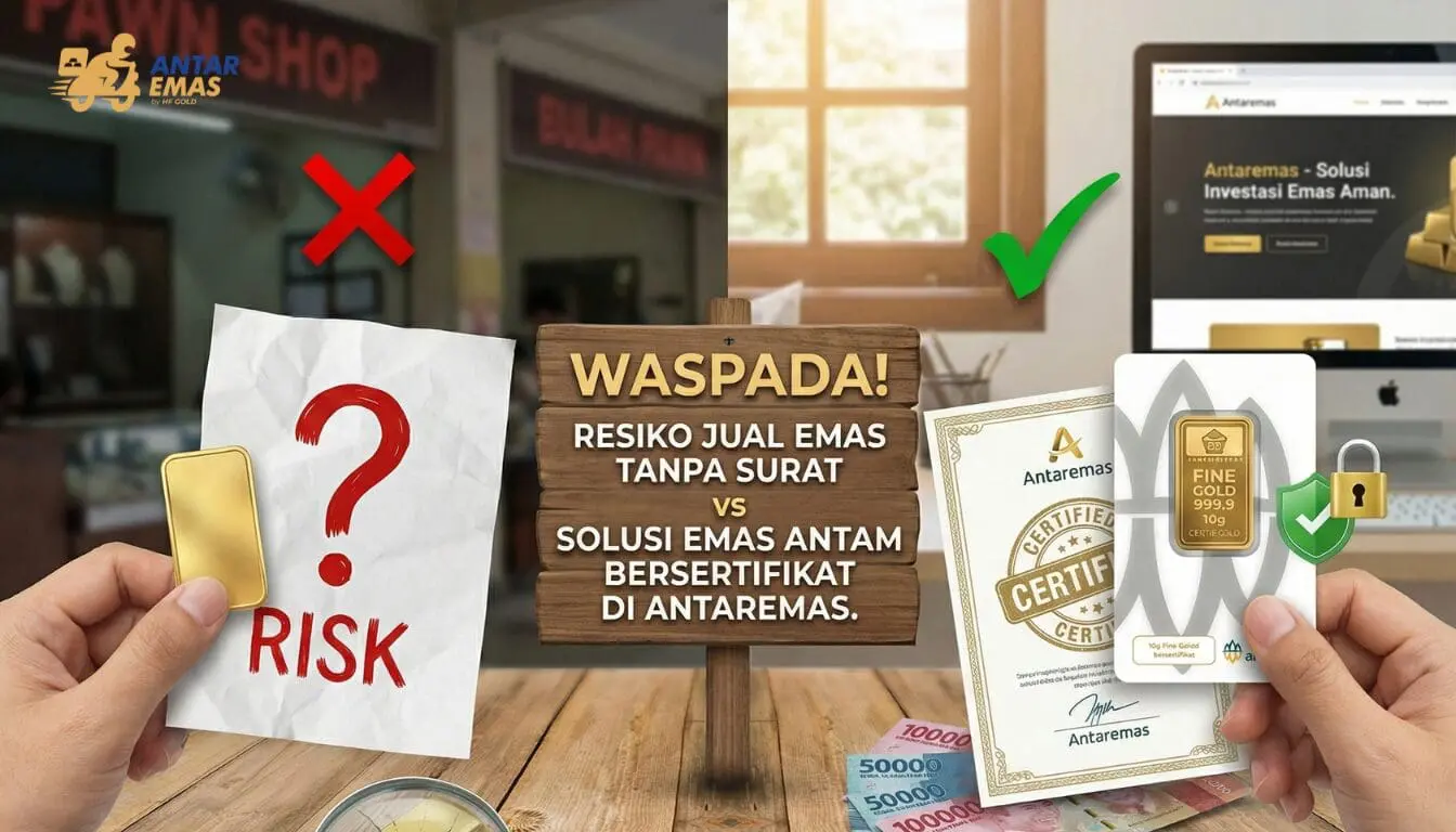 jual emas tanpa surat
