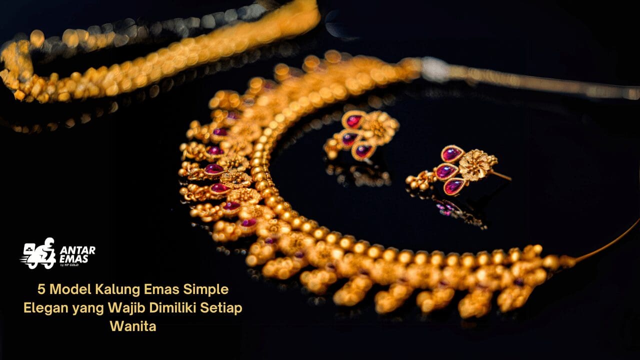 Model Kalung Emas Simple Elegan