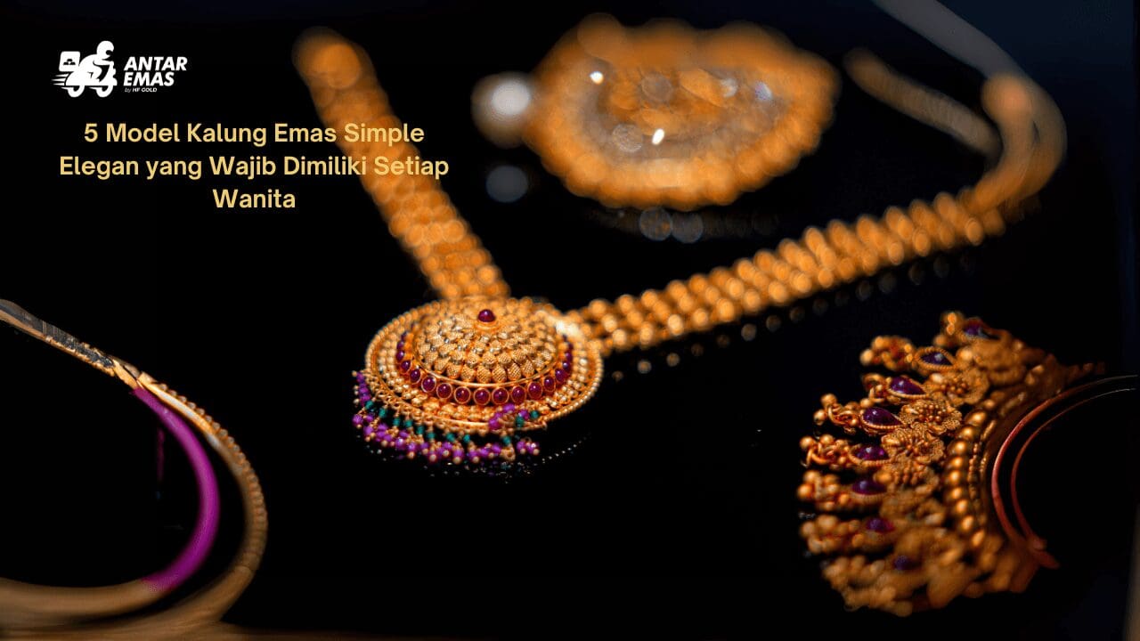 Model Kalung Emas Simple Elegan
