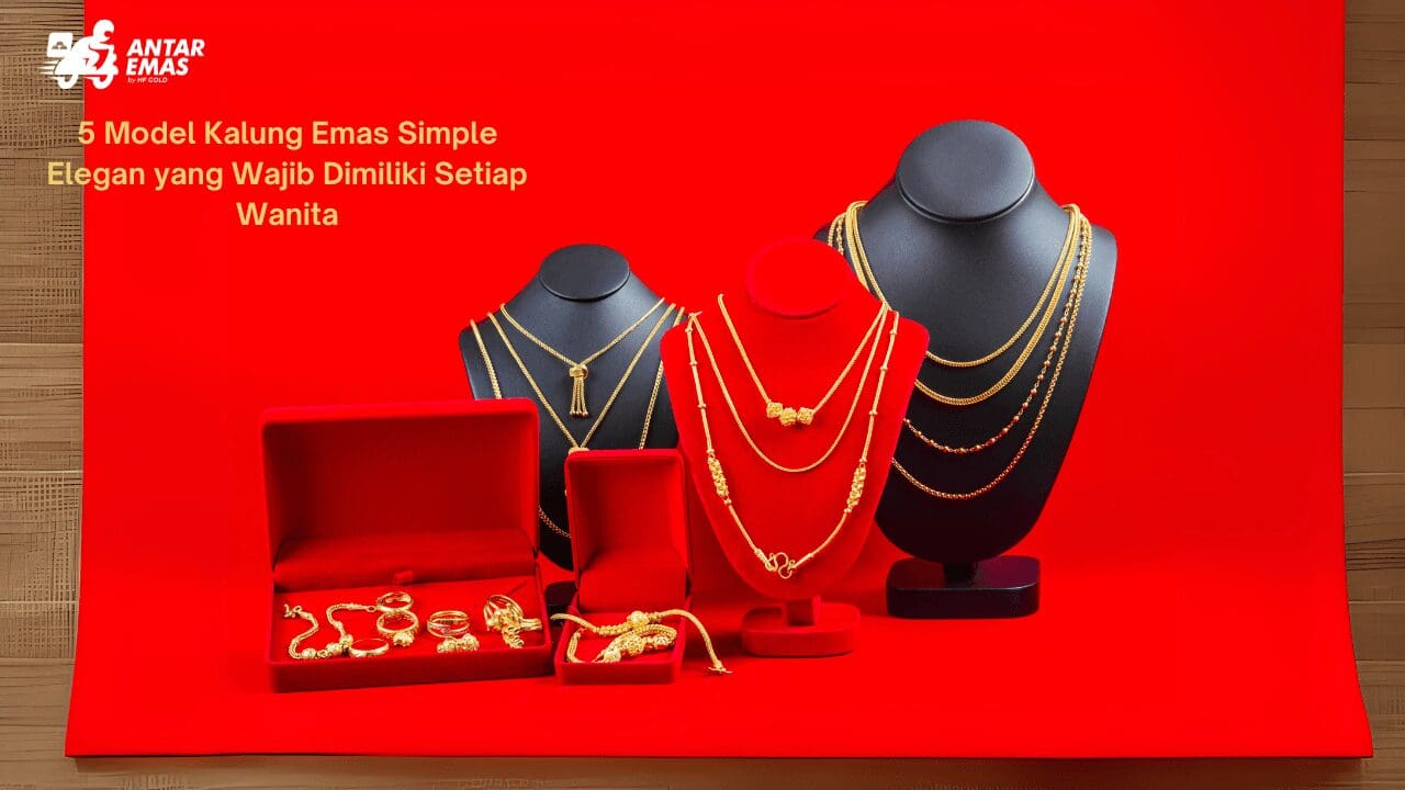 Model Kalung Emas Simple Elegan