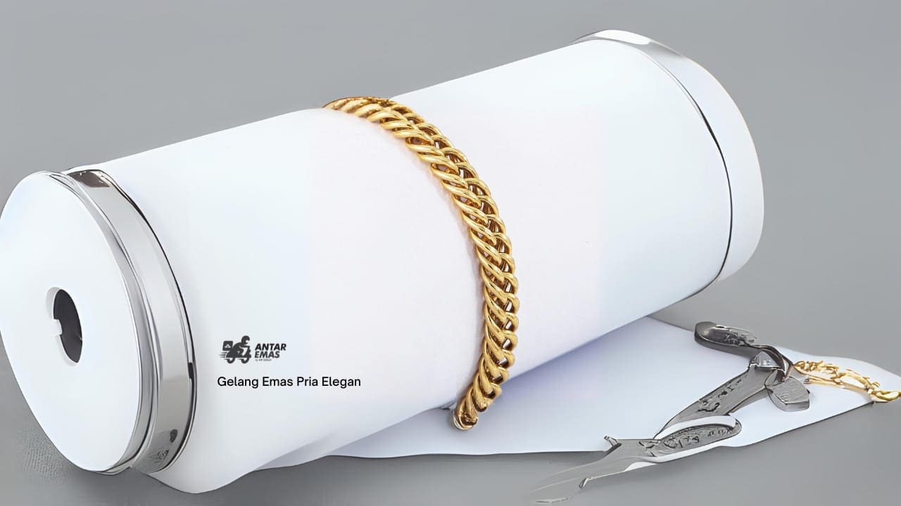 Gelang Emas Pria Elegan