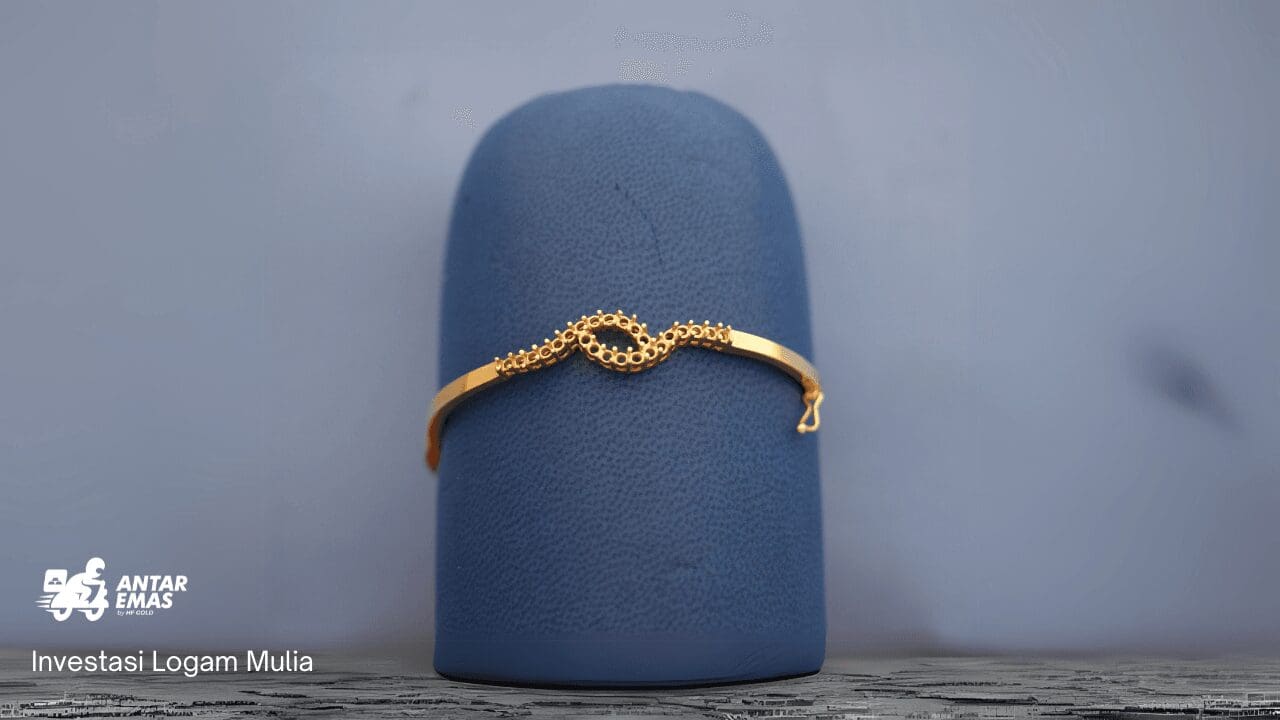 Model Gelang Emas Rantai yang Lagi Tren