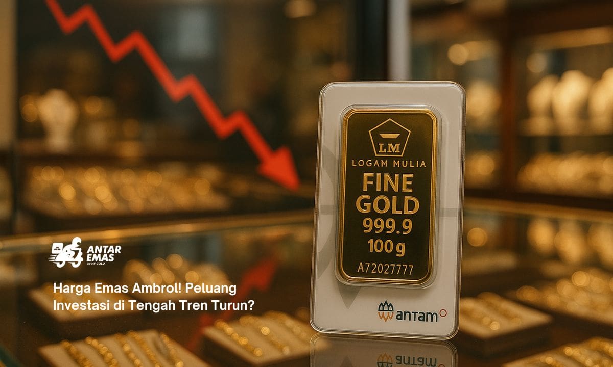 Harga Emas Ambrol! Peluang Investasi di Tengah Tren Turun?