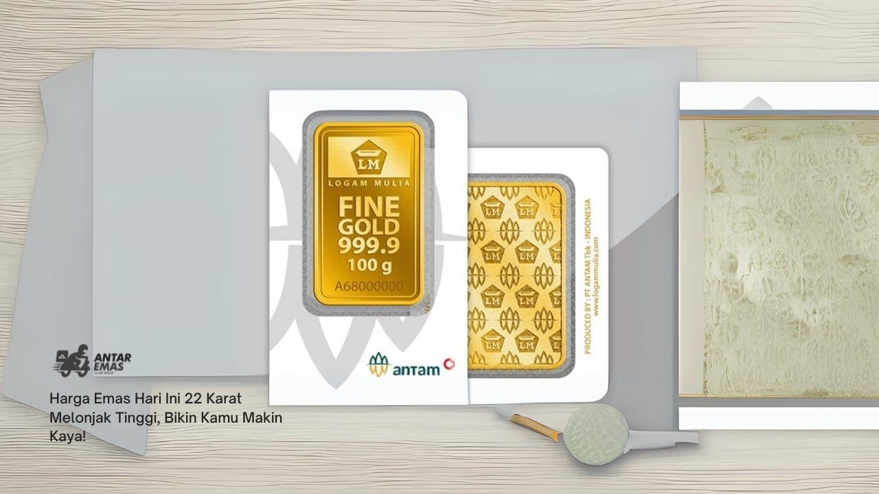 Harga Emas Hari Ini 22 Karat Melonjak Tinggi, Bikin Kamu Makin Kaya! (2)