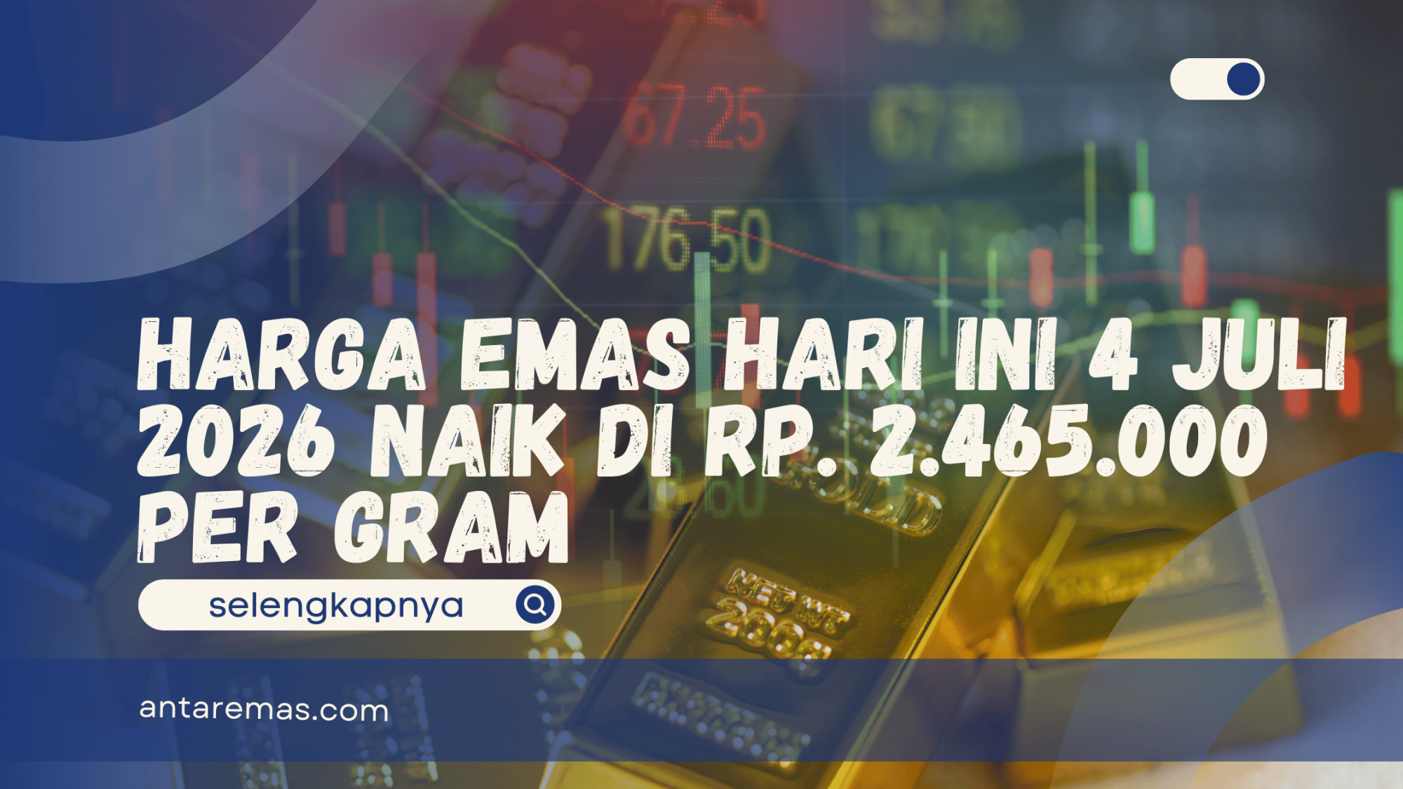 Harga Emas Hari Ini 4 Juli 2026