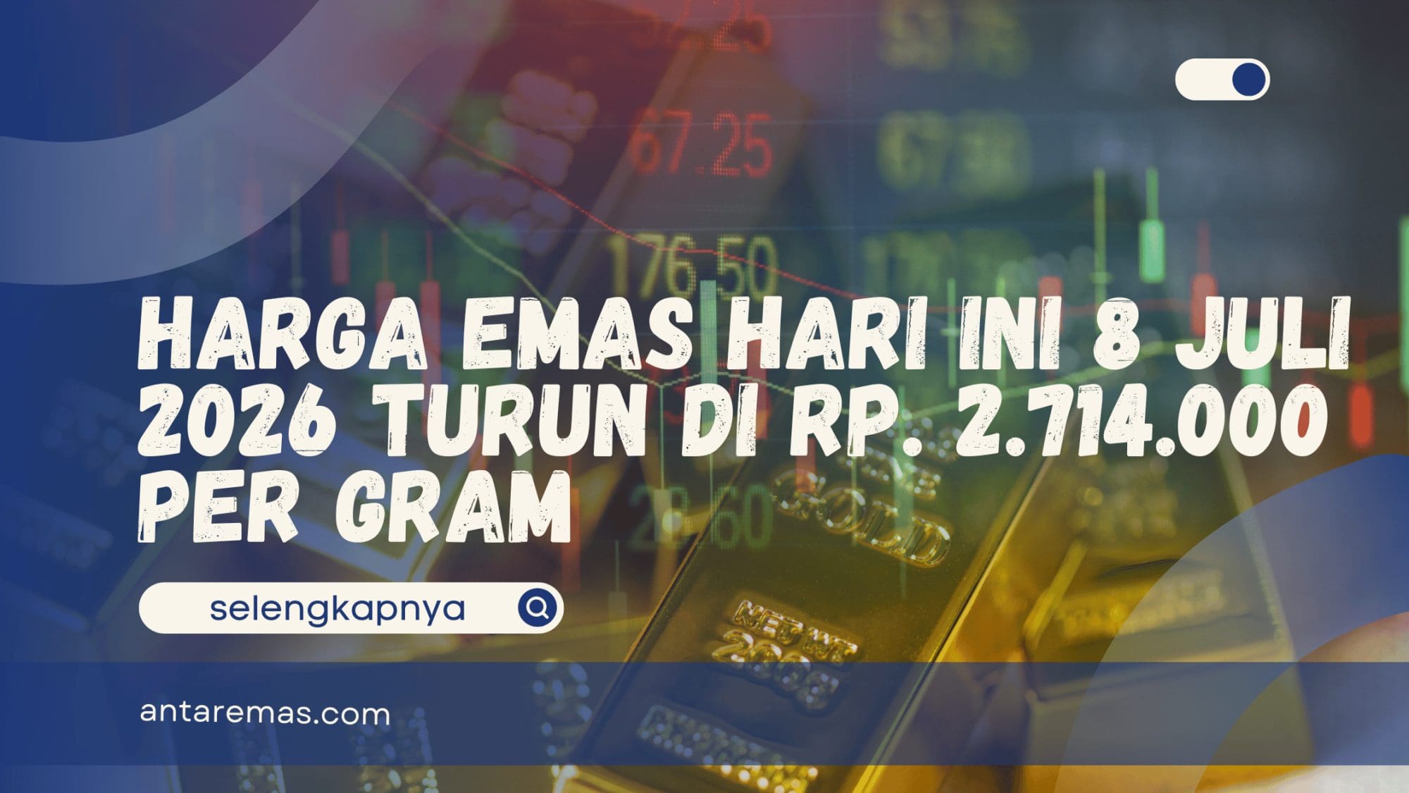 Harga Emas Hari Ini 8 Juli 2026