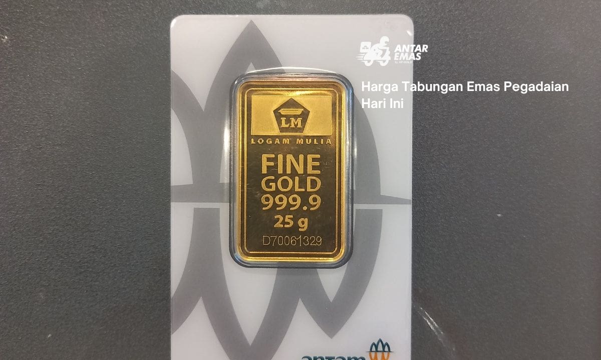 Harga Tabungan Emas Pegadaian Hari Ini