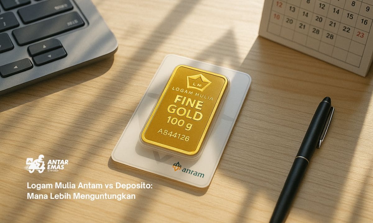 Logam Mulia Antam vs Deposito: Mana Lebih Menguntungkan?
