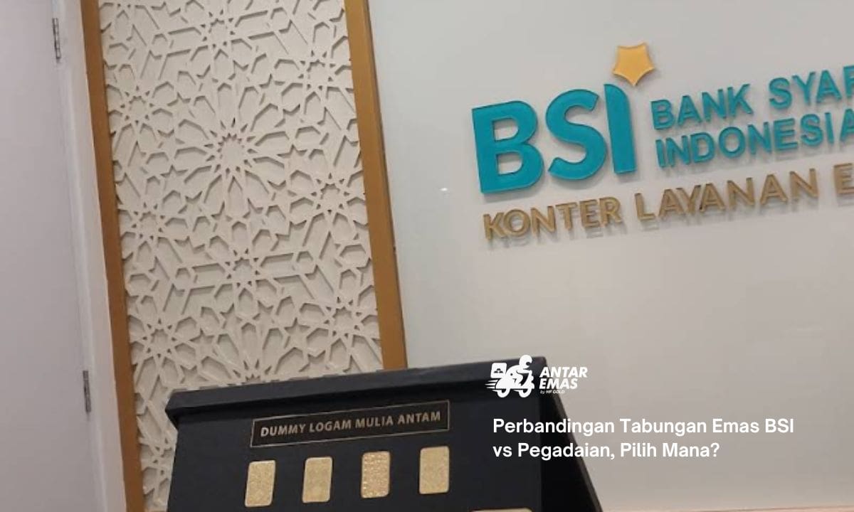 Perbandingan Tabungan Emas BSI vs Pegadaian, Pilih Mana?