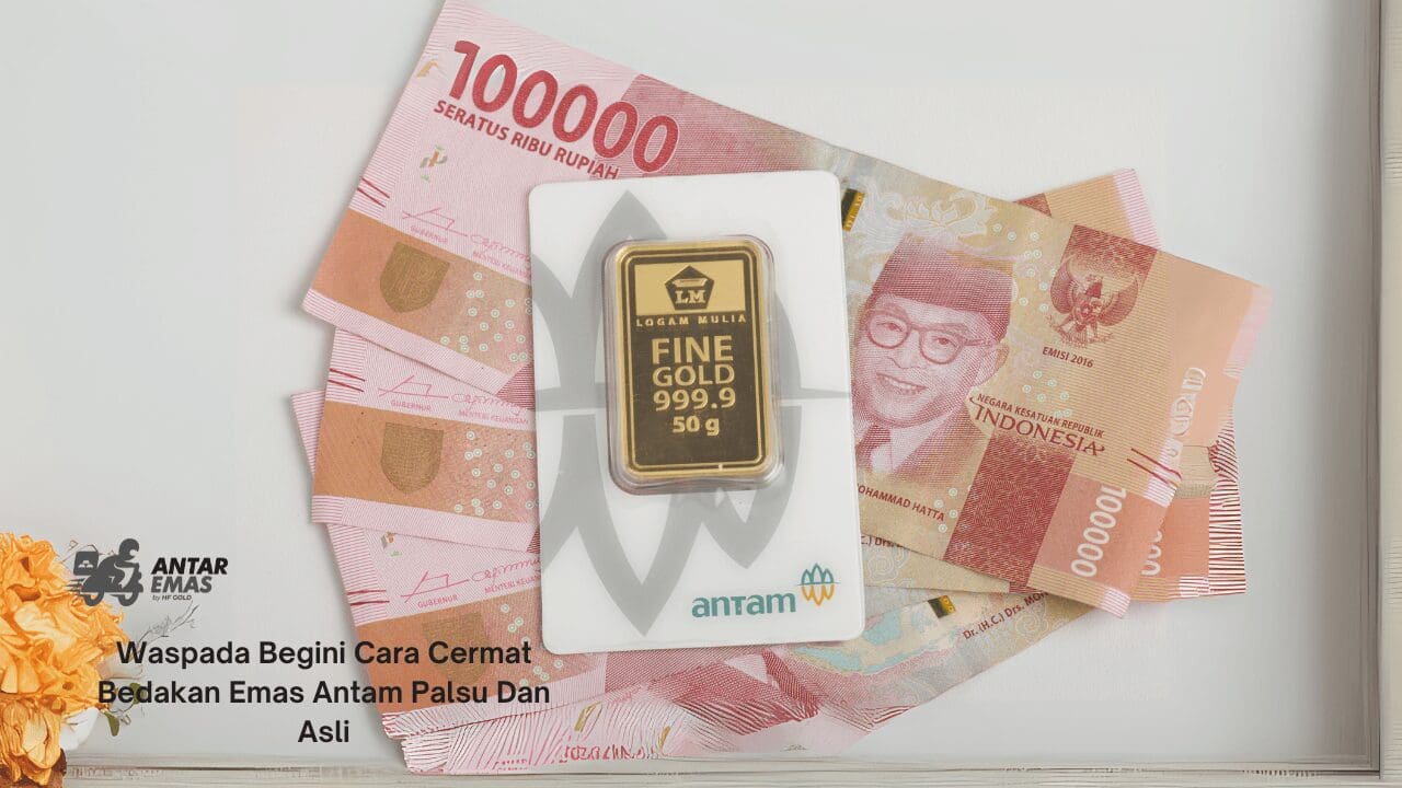 emas Antam palsu dan asli