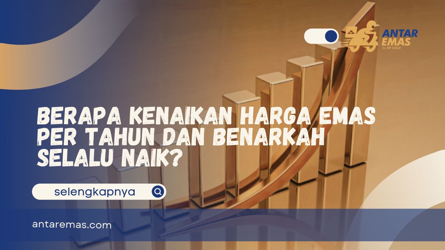 Berapa kenaikan harga emas