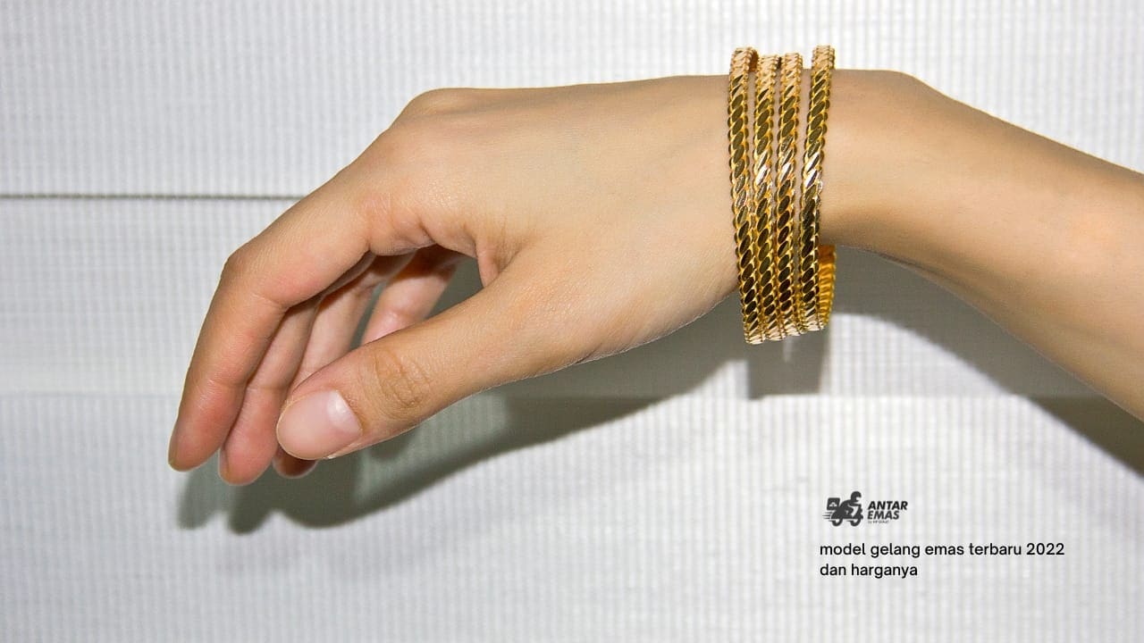 model gelang emas terbaru 2022 dan harganya